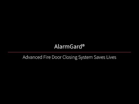 Cookson's AlarmGard Advanced Fire Door Closing System Saves Lives!