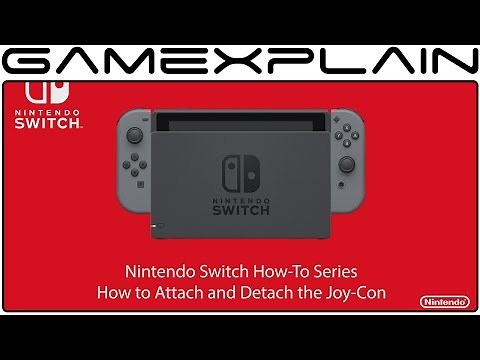 Nintendo Switch - How to Attach & Detach Joy-Con Trailer