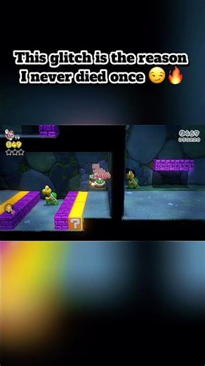 This Glitch Made Completing The Game Without Dying Possible 😏 Super Mario 3D World…