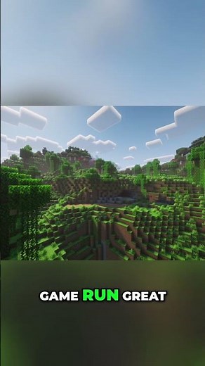 Minecraft's BEST Mod: Fabulously Optimized Game Changer! #shorts