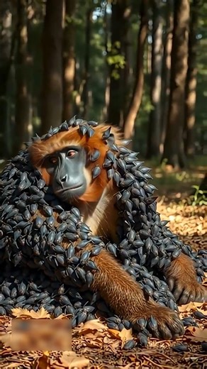 46K views · 275 reactions | 獵 Baboon Covered in Millions of Bats — Incredible Jungle Rescue | Rainbow after the storm | Facebook