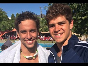 Chad le Clos vs. Michael Andrew in 50 meter butterfly - 2015 South African Grand Prix