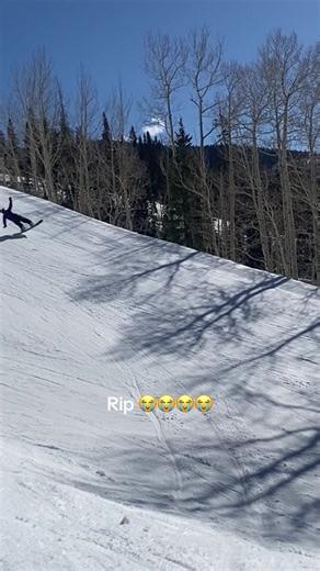 Going into trees head first is not a part of the run 💔💔💔 #snowboarding