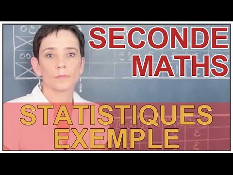 Statistics - Example - Second Year Maths - Les Bons Profs