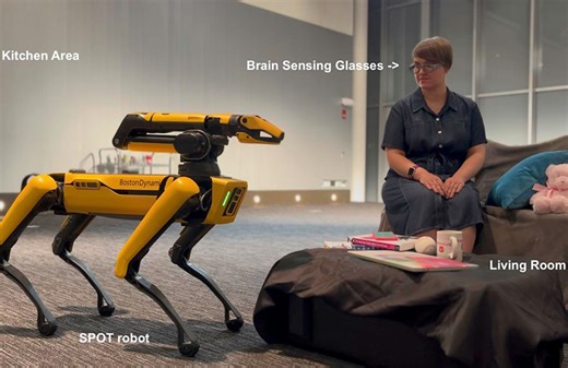 Ddog project at MIT connects brain-computer interface with Spot robot - The Robot Report