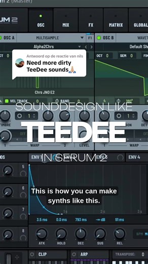 How to Create Synth Sounds Like Teedee