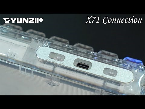 YUNZII X71: How to connect your X71 keyboard to your device.