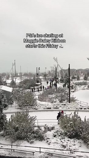 Chicago Winter Activities: Ice Skating at Maggie Daley Skate Ribbon