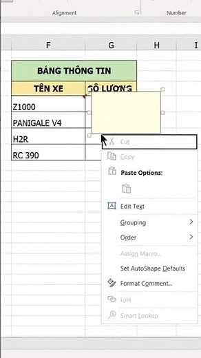 Các chèn hình vào ghi chú trong excel