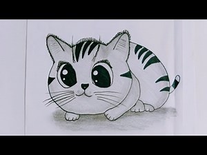 Cute Cat Drawing | Easy Pencil Sketch for Beginners | Step by Step Cat Drawing Tutorial