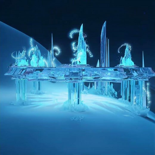 Elsa building her Ice Castle from scratch was a sight to see 😭💙