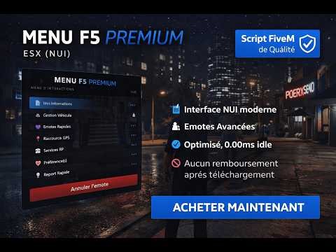 Menu F5 Premium – ESX (NUI)