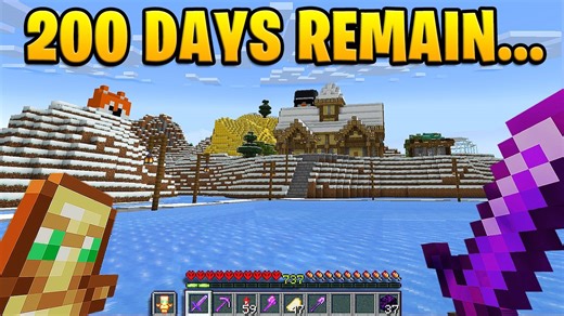 Only 200 days remain in hardcore Minecraft survival