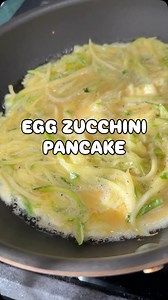 26K views · 17K reactions | Egg Zucchini Pancakes 丹讀 Ingredients: • Egg • Zucchini • Salt to taste • Pepper to taste Milk was only added because my son forced me… 狼 #egg #eggpancake #zucchini #koreanfood #recipe | Chris Cho | Facebook