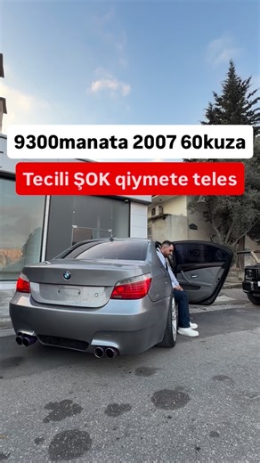 Novruzov Orxan on Instagram: "Tecili BMW 535 2007ci il 3.0motor turbo benzin avtomat tekerler teze motor karopka ela veziyyetdedir qirilan oturacaqlar en full versiya qiymeti 9300azn en sonu elaqe nomresi 0558998088"