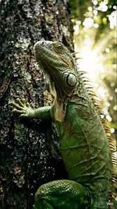 Green Iguana – The Real Dragon of the Rainforest! 💚 | Amazing Iguana Facts