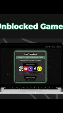 The BEST unblocked games website. (Frogie's Arcade)