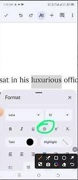 HOW TO STRIKE THROUGH TEXT IN GOOGLE DOCS ON MOBILE DEVICE