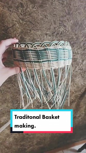 Traditional Cherokee Basket Making by Grandma