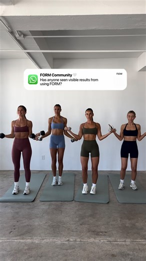 FORM on Instagram: "You said it best 💬 real results, real support, real love for FORM! Comment “50” and we’ll send you the link to your inbox to sign up to FORM for 50% off for life."