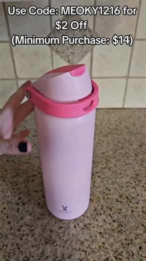 Use Code: MEOKY1216 for a $2 Discount (Minimum Purchase: $14) My daughter needed a new water bottle and I love these water bottles from Meoky! They are so good. #StyleandSparkle #TikTokShopHolidayHaul #meoky #meoky🥤cups #tiktokshopcreatorpicks
