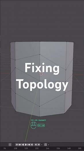 Let me show you how to fix your topology using the loop tool add-on in Blender #blendertips