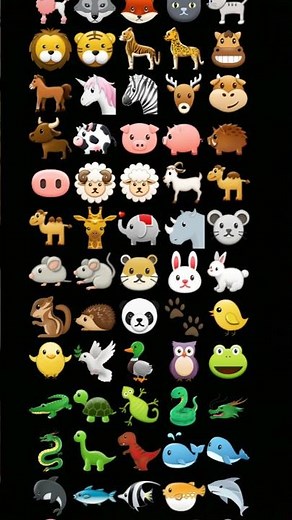 🐵🐒🦍🐶🐕🐩🐺🦊🐱🐈🦁🐯🐅🐆🐎🦄🦓🦌🐮🐂🐃🐄🐷🐖🐗🐽🐏🐑🐐🐪🐫🦒🐘🦏🐭🐁🐀🐹🐰🐇🐿🦔🦇🐻🐨🐼🐾🦃🐔🐓🐣🐤🐥🐦🐧🕊🦅🦆🦉🐸🐊🐢🦎🐍🐲🐉🦕🦖🐳🐋🐬🐟🐡🦈🐙🐚🦀🦐🦑🐌🐛🐜🐝🐞🦗🕷🦂