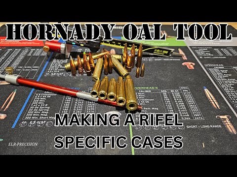 How to make a 5/16x36 Hornady OAL case