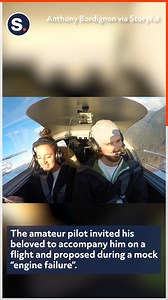 11K views · 55 reactions | The amateur pilot invited his beloved to accompany him on a flight and proposed during a mock “engine failure”! | storyful | Facebook