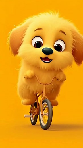 Cute Puppy Making Fun On Cycle Wow ! #cartoon #funny #puppies #puppy #puppydance #puppylove #viral