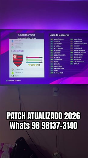 OPTION FILE PES 2020 ARIAS NO PALMEIRAS