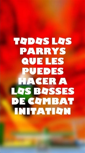 parry perfecto a los bosses de combat initiation, un día normal