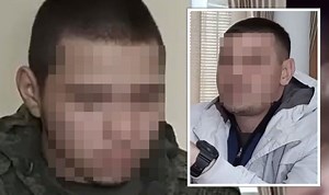 Russian mother bursts into tears as she learns of conscripted son