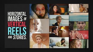 Horizontal Images in Vertical Reels and Stories