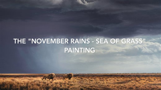 The November Rains - Sea of Grass painting