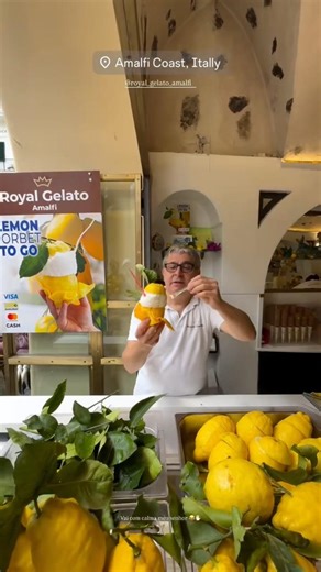 🍋🍧 ROYAL GELATO, The best lemon ice cream in Italy.