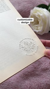 A Personal Book Embosser Made Just for You 📕✨ Mark your legacy within the pages dearest to your heart! ➡️ Click 'SHOP NOW' to discover why over 10,000 book lovers have chosen our embosser to personalize their library. | Whispering Pages