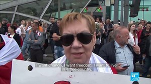 🇧🇾 Despite a protest ban, tens of thousands took to the streets of Minsk again on Sunday, calling for #Belarus's President #Lukashenko to step down | FRANCE 24 English