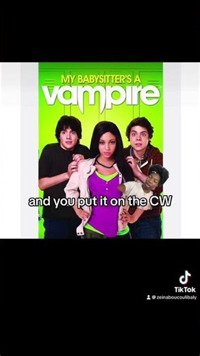 My babysitter’s a vampire should’ve been on the CW 😭😭#mybabysittersavampire
