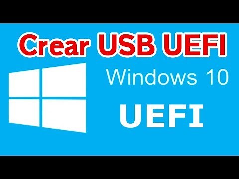 Crear USB UEFI booteable | USB windows UEFI