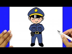 Police Officer Drawing | How To Draw A Police