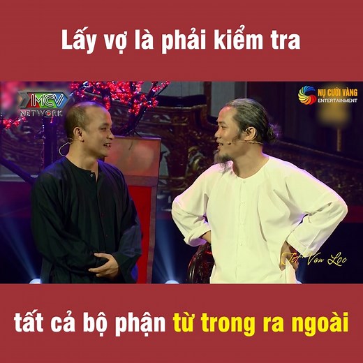 Mấy ông chuẩn bị lấy vợ xem mà học hỏi nhé =)) ------- Nguồn: Nụ Cười Vàng Entertainment Bản quyền được bảo vệ và quản lý bởi MCV Network (Nội dung trong video mang tính chất giải trí được trích từ tiểu phẩm hài Tết Vạn Lộc) #MCVNetwork #MCVGroup #MCVMedia #NWT #Netbiz #nucuoivangentertainment #DCT #chienthang #vuongrau | MCV Network US