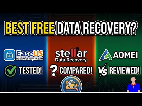 I Tested EaseUS, Stellar & AOMEI | Best Free Data Recovery?