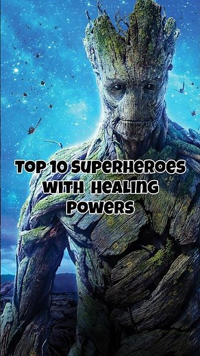 Top 10 Superheroes with Healing Powers 😱. #top10 #viral #avengers #marvel #movie