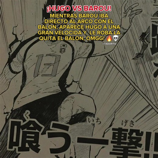 Hugo Vs Barou en Blue Lock: ¡La Velocidad Loca!