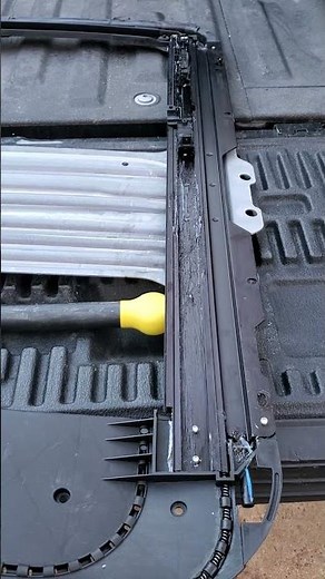 REBUILD Your F-150 Sunroof Track? Yes! #automobile #ford #diy