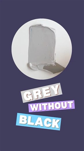 How to Mix the Perfect Grey (Without Black) | Acrylic Painting Tip