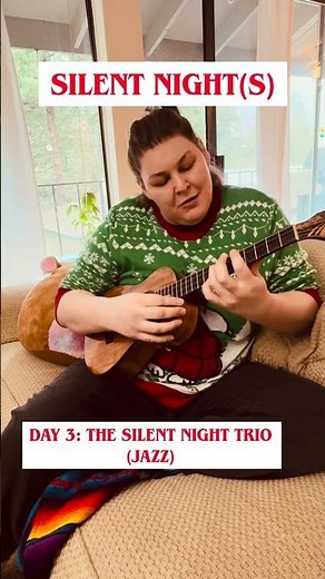Silent Night(s) day 3 (jazz) The Silent Night Trio baritone ukulele thumb style
