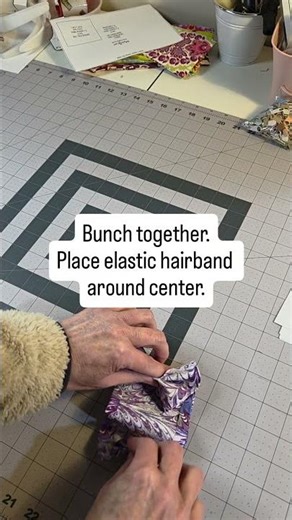 How to Sew a Scrunchie (Beginner Friendly Tutorial) #shorts #sewing #diyscrunchie