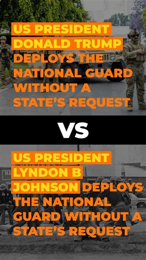 29K views · 273 reactions | We compare and contrast the circumstances, past and present, when a US president has activated the National Guard. | Al Jazeera English | Facebook